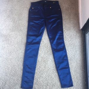 Slim fit high gloss 7 for all mankind pants